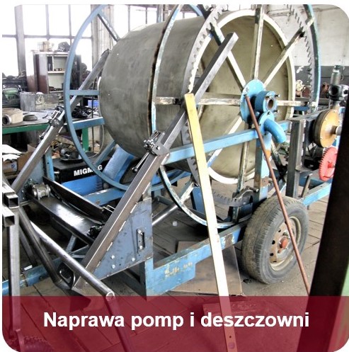 naprawa deszczowni szpulowych Felmix
